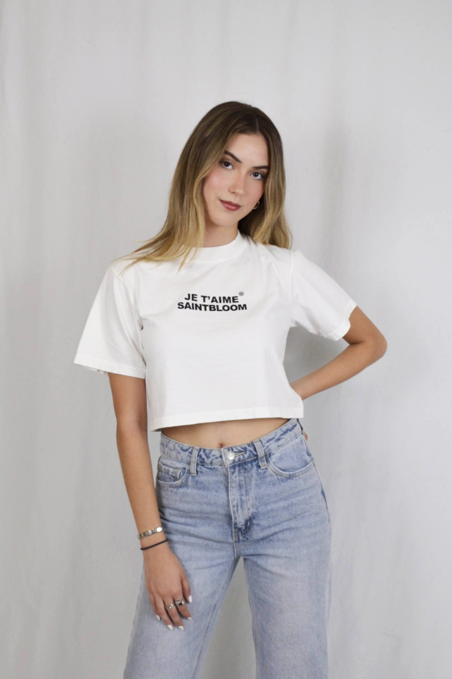 Je t'aime Crop Top